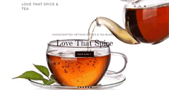 Desktop Screenshot of lovethatspice.com